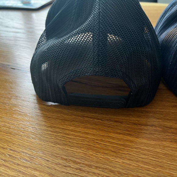 Yellowstone Hats Trucker Black and Blue Set with Yellow Stitching, one size - Picture 6 of 8